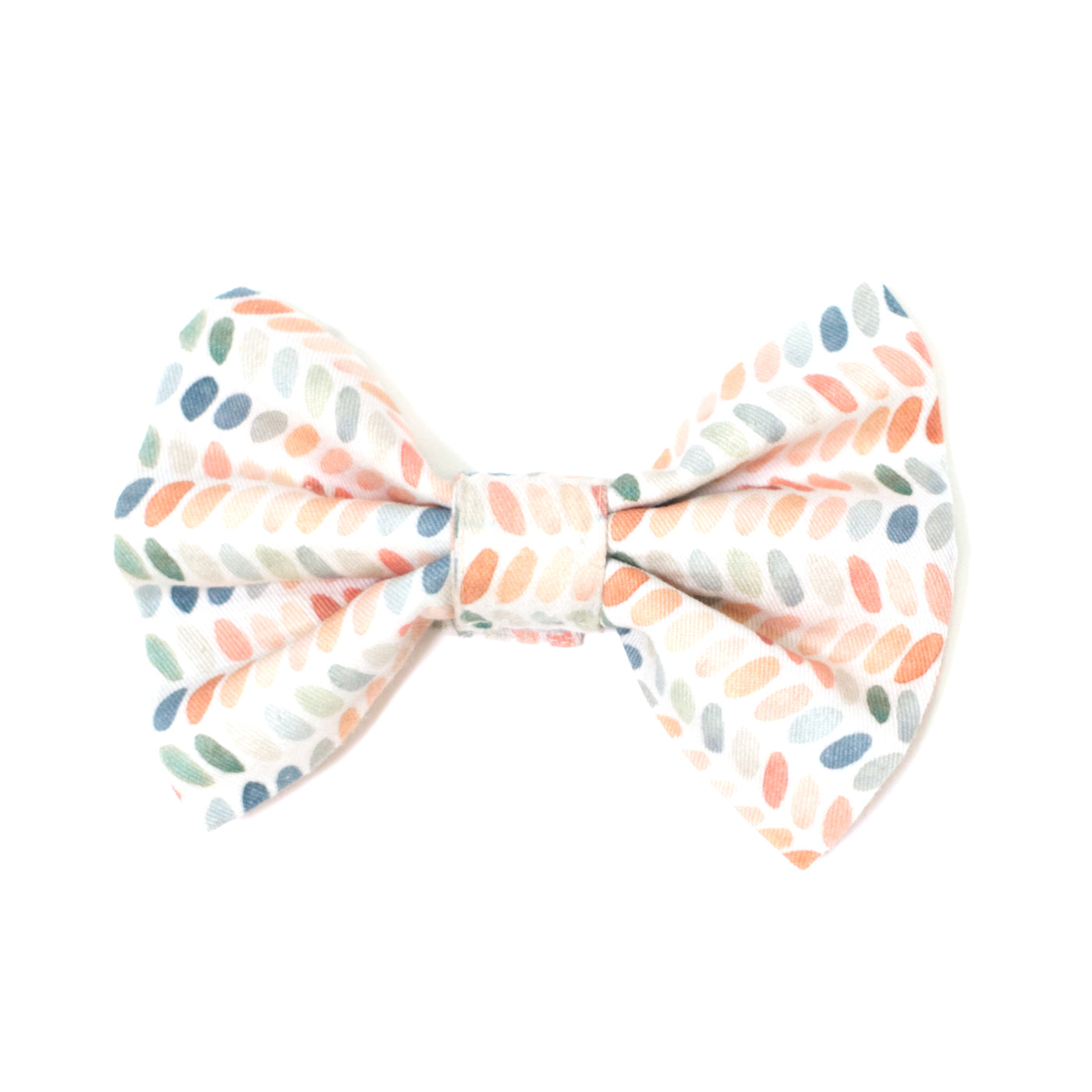 Dog bow tie in modern dot print.