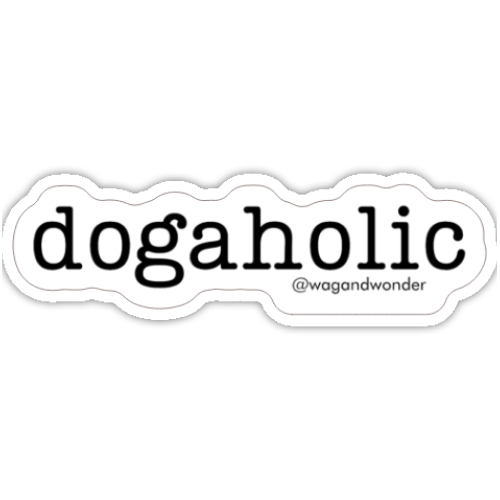 Dogaholic Sticker