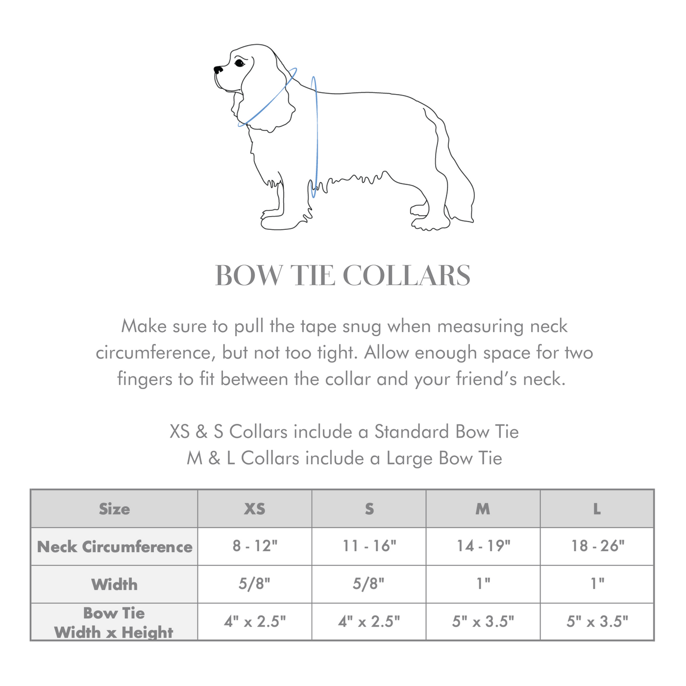 Arctic Sky Classic Dog Collar + Bow Tie