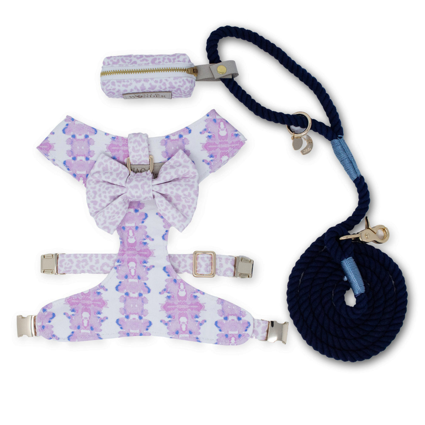 French Lavender Ink Blot Walk Set