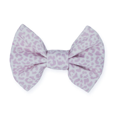 French Lavender Rosette Classic Dog Bow Tie