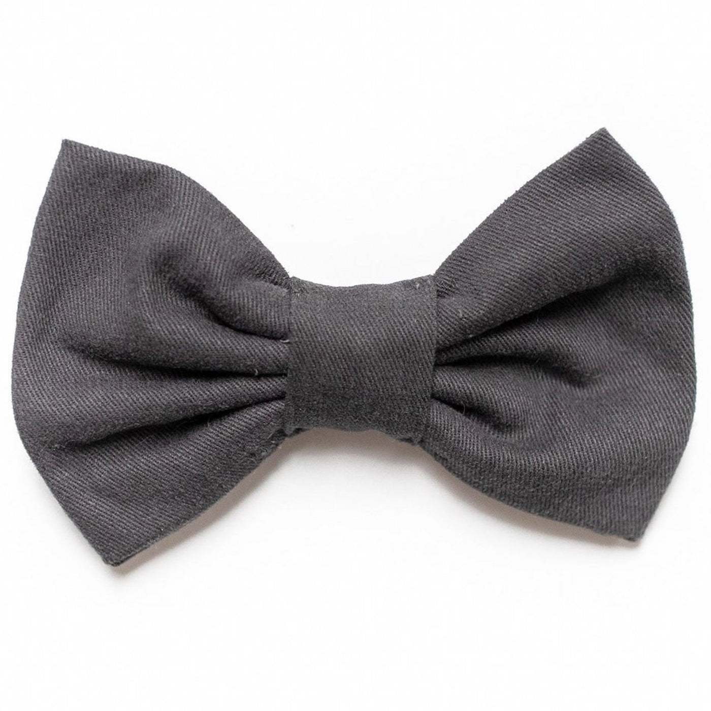 Classic dog bow tie dark gray
