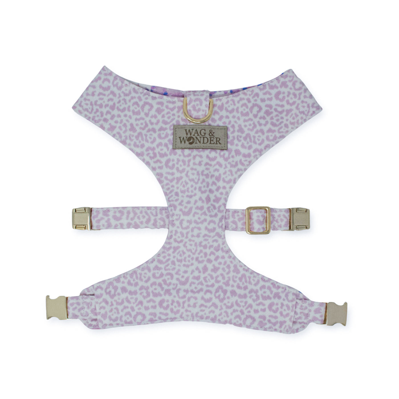 French Lavender Reversible Dog Harness