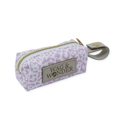 French Lavender Rosette Waste Bag Holder