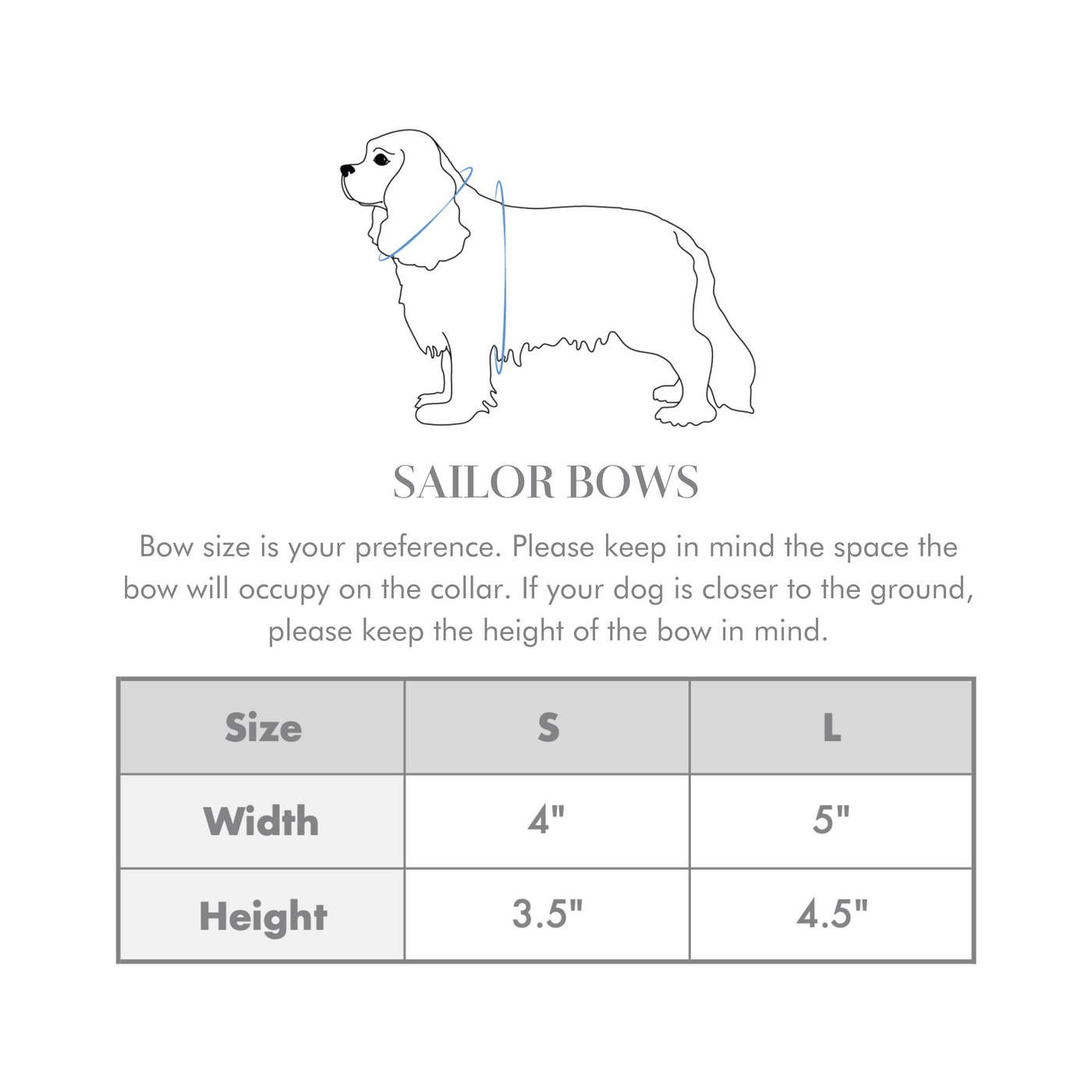 Arctic Sky Sailor Dog Bow
